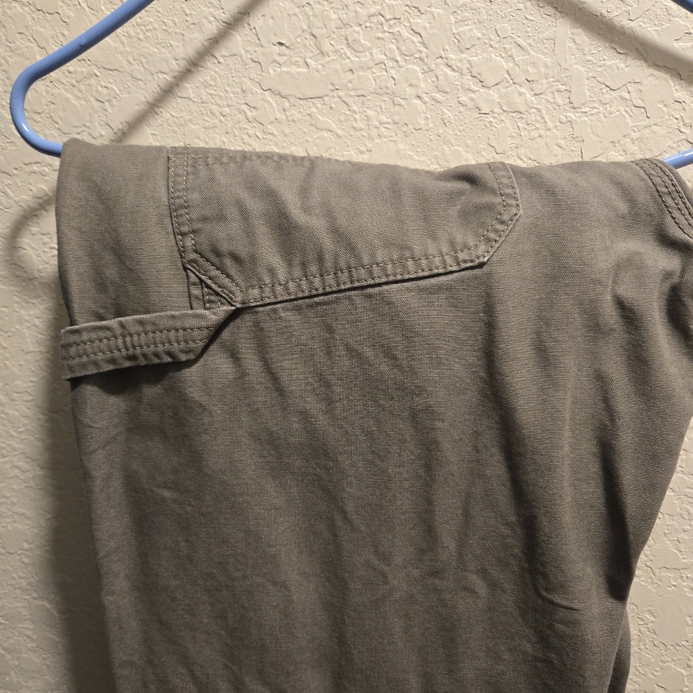 Ridgecut Men's Relaxed Fit Mid-Rise Canvas Utility Pants - Picture 2 of 7